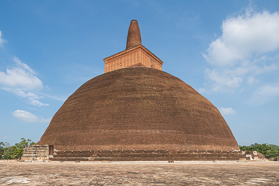 Abhayagiri Stupa in Anuradhapura, Sri Lanka